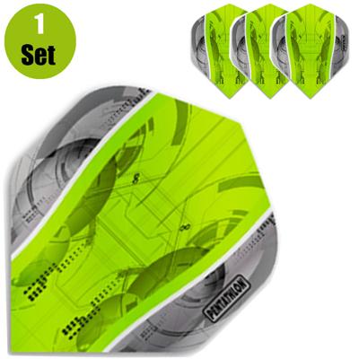 Pentathlon Pentathlon Silver Edge Dartflights - Groen