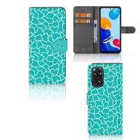 Xiaomi Redmi Note 11/11S Hoesje Cracks Blue Xiaomi Redmi Note 11/11S Hoesje Cracks Blue
