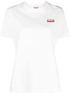 Kenzo t-shirt en coton à logo imprimé - Blanc