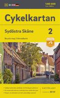 Fietskaart 02 Cykelkartan Sydöstra Skåne - zuidoost Skane | Norstedts - thumbnail