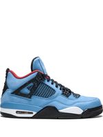 Jordan x Travis Scott baskets Air Jordan 4 Retro 'Cactus Jack' - Bleu