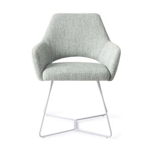 Jesper Home Yanai eetkamerstoel Soft Sage beehive white