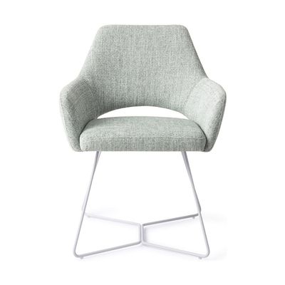 Jesper Home Yanai eetkamerstoel Soft Sage beehive white