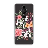 Hello in flowers: Sony Xperia Pro-I Transparant Hoesje