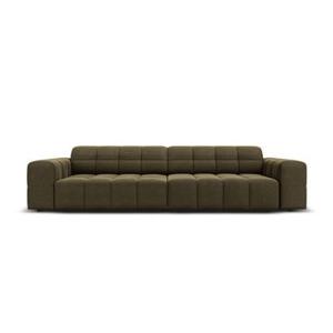 Cosmopolitan Design Chicago 4-zitsbank - Velvet - Olijfgroen