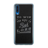 Risk loss: Samsung Galaxy A50 Transparant Hoesje Risk loss: Samsung Galaxy A50 Transparant Hoesje