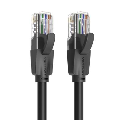 Stevige UTP-netwerkkabel Cat6 Vention IBEBQ Zwart 20 m