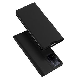 Dux Ducis - Slim bookcase hoes - Oppo A16 - Zwart