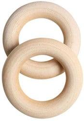 Go Handmade Houten Ringen Ø 45 mm (2 stuks)