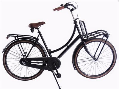 Aldo 28 inch omafiets cargo 65cm 3v mat zwart
