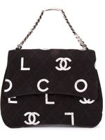 CHANEL Pre-Owned sac à main à logos - Noir - thumbnail