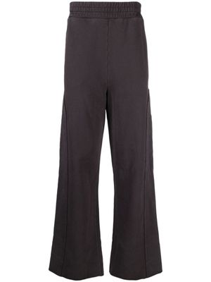 Études Studio pantalon de jogging en coton biologique à logo brodé - Noir