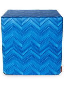 Missoni Home pouffe Layers Inlay - Bleu