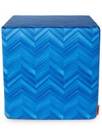 Missoni Home pouffe Layers Inlay - Bleu - thumbnail