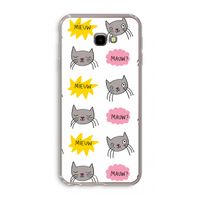 Meow: Samsung Galaxy J4 Plus Transparant Hoesje Meow: Samsung Galaxy J4 Plus Transparant Hoesje