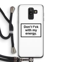My energy: Samsung Galaxy J8 (2018) Transparant Hoesje met koord