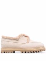Le Silla mocassins Yatch en daim - Tons neutres