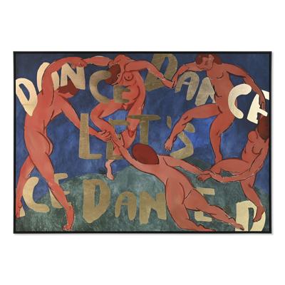 Schilderij Home ESPRIT Blauw Groen Gouden Modern 140 x 4 x 100 cm