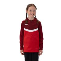 JAKO Iconic Trainingstrui 1/4-Zip Kids Rood