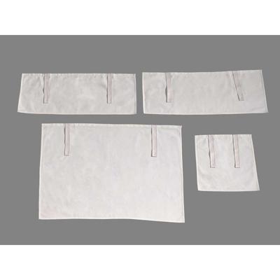Leen Bakker - Vipack Set Gordijntjes Charlotte - 200x40x265 Cm - Katoen - Wit