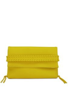 Chloé pochette en cuir à anse poignet - Jaune