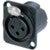 Neutrik NC3FD-LX-HA-BAG Chass. Con. Female 3POLE HA XLR 3-polig chassisdeel female