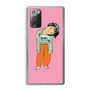 Visknuffel: Samsung Galaxy Note 20 / Note 20 5G Transparant Hoesje
