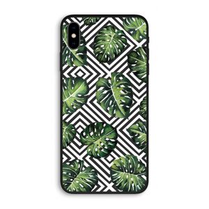 Geometrische jungle: iPhone XS Max Biologisch afbreekbaar hoesje