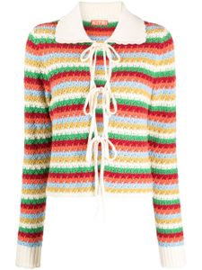 Kitri cardigan Evie en crochet - Multicolore