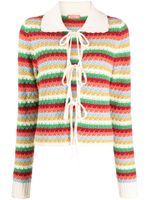 Kitri cardigan Evie en crochet - Multicolore