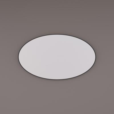 Spiegel Hipp Design SPV 8500 Ovaal Met Frame Mat Zwart (Alle Maten)