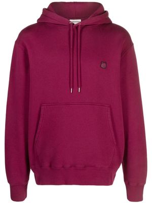 Maison Kitsuné Katoenen hoodie - Paars