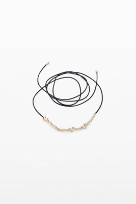Mini riem met hartjes Zalio - BLACK - U