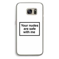 Safe with me: Samsung Galaxy S7 Transparant Hoesje