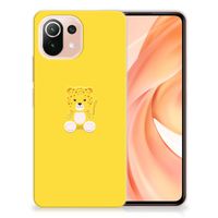 Xiaomi Mi 11 Lite | 11 Lite 5G NE Telefoonhoesje met Naam Baby Leopard - thumbnail
