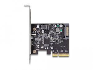 DeLOCK 90074 interfacekaart/-adapter Intern SATA, USB 3.2 Gen 2 (3.1 Gen 2), USB Type-C