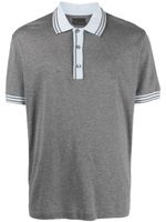 Billionaire polo à logo en jacquard - Gris