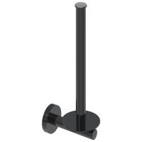 Reserverolhouder IVY Wandmodel Voor 2 Rollen Zwart Chroom PVD
