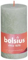 Bolsius Rustiekkaars shine 130/68 foggy green (1 st)