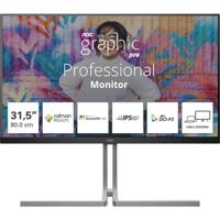 AOC U32U3CV LCD-monitor Energielabel F (A - G) 80 cm (31.5 inch) 3840 x 2160 Pixel 16:9 4 ms IPS LCD