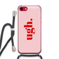 Ugh: iPhone SE 2020 Transparant Hoesje met koord