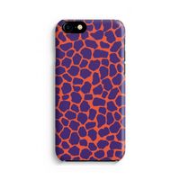 Purple Giraffe: Volledig geprint iPhone SE 2020 Hoesje