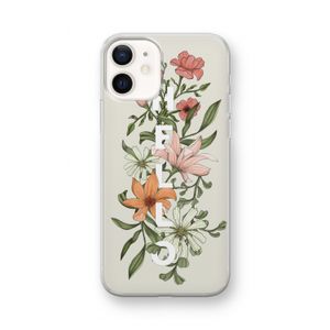 Hello bloemen: iPhone 12 mini Transparant Hoesje