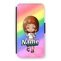 Chibi Maker vrouw: iPhone 12 Pro Max Flip Hoesje