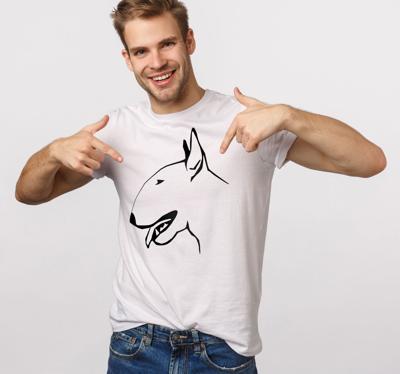 Bulterriër silhouette t-shirt