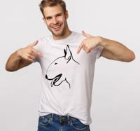 Bulterriër silhouette t-shirt