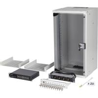 Digitus DN-49104-SET 10inch-patchkast 12 HE Grijs