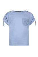 Like Flo Meisjes t-shirt slub - Ice blauw - thumbnail