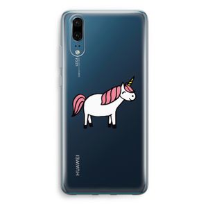 Eenhoorn: Huawei P20 Transparant Hoesje