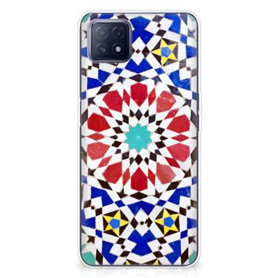 OPPO A53 5G | OPPO A73 5G | TPU | Siliconen hoesje | Mozaïek